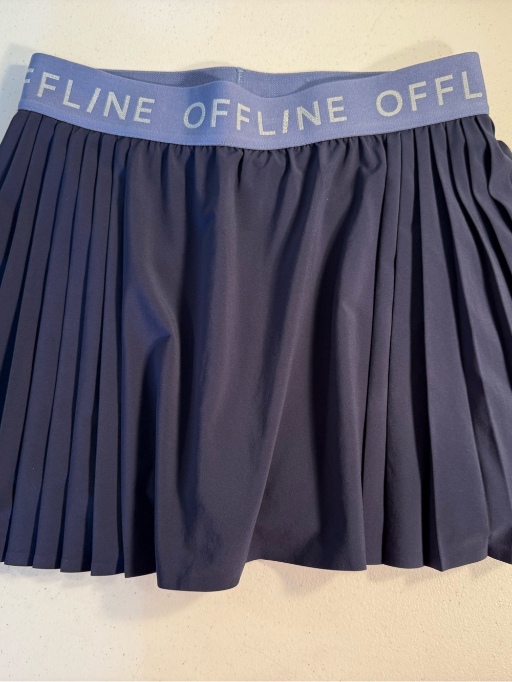 Aerie Navy Pleated Sports Skort Sz M